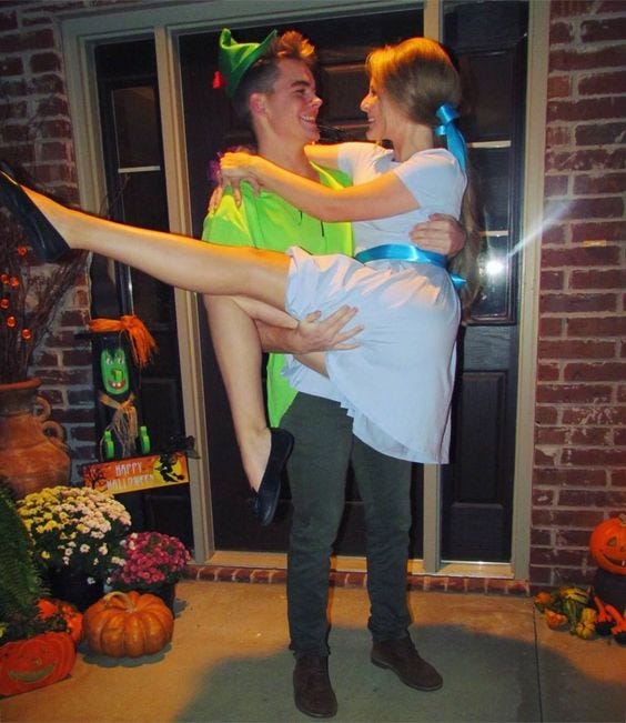 20. Peter Pan and Wendy from Peter Pan